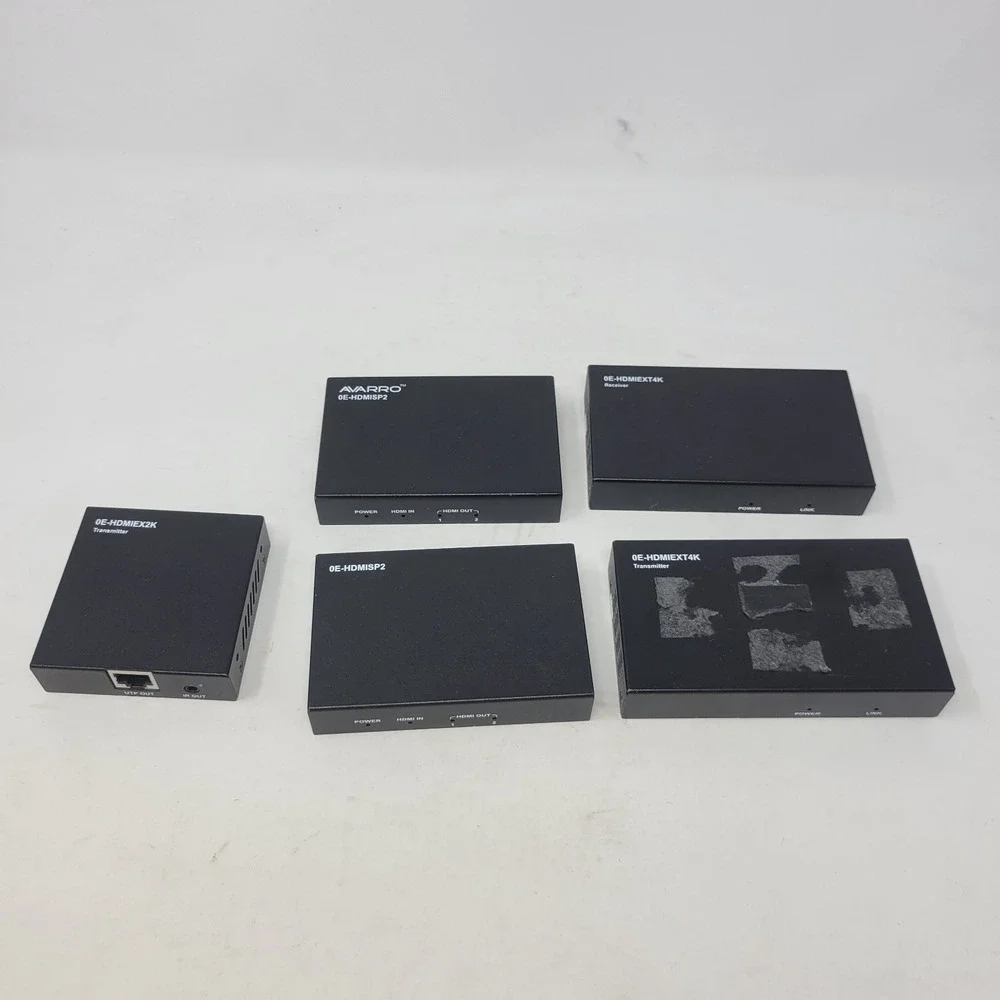 AVARPO Lot Of 5 HDMI Recieves Transmitters‎ Untested 0E- HDMIex2k, HDMISP2